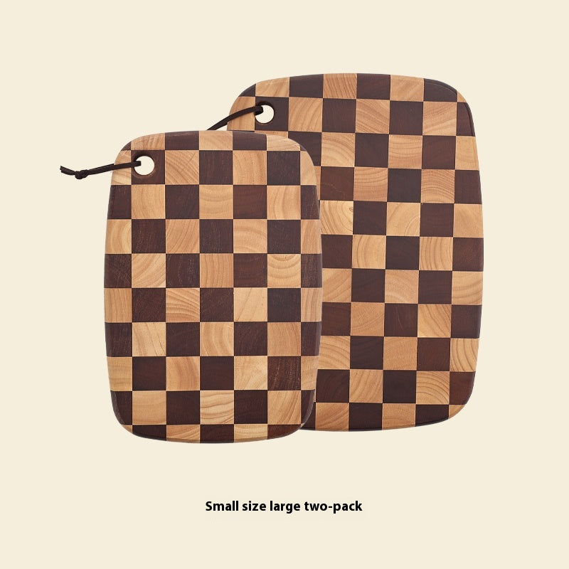 Elevate Your Culinary Experience with Our Acacia Mangium Solid Wood Grid Cutting Board